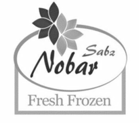 NOBAR SABZ FRESH FROZEN Logo (USPTO, 22.03.2018)