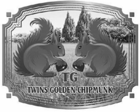 TG TWINS GOLDEN CHIPMUNK Logo (USPTO, 21.10.2019)