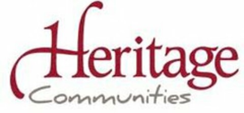 HERITAGE COMMUNITIES Logo (USPTO, 23.10.2019)