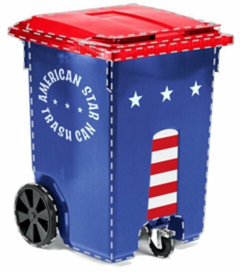 AMERICAN STAR TRASH CAN Logo (USPTO, 01/16/2020)