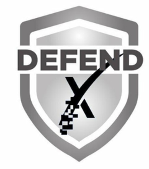 DEFEND X Logo (USPTO, 03/03/2020)