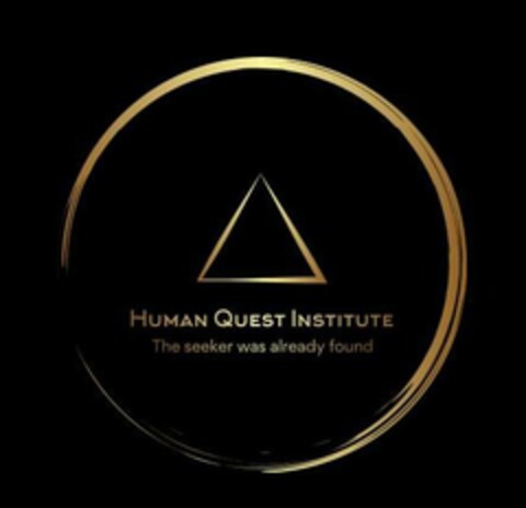 HUMAN QUEST INSTITUTE THE SEEKER WAS ALREADY FOUND Logo (USPTO, 05/18/2020)