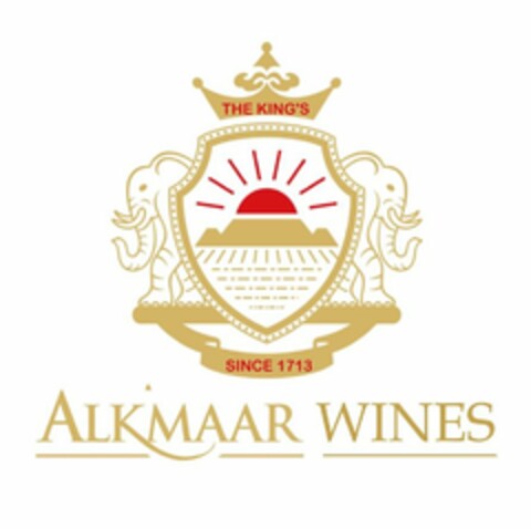 THE KING'S SINCE 1713 ALKMAAR WINES Logo (USPTO, 12.08.2020)