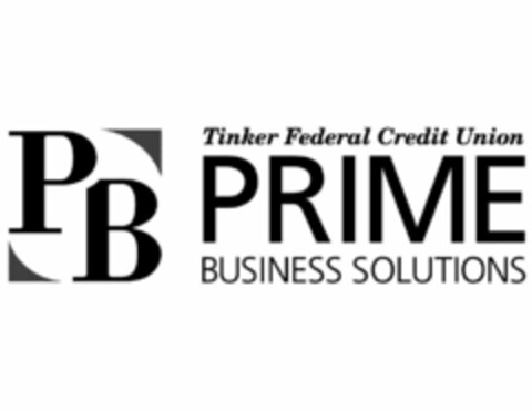 PB TINKER FEDERAL CREDIT UNION PRIME BUSINESS SOLUTIONS Logo (USPTO, 08/28/2020)