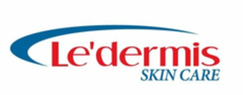 LE'DERMIS SKIN CARE Logo (USPTO, 20.03.2009)