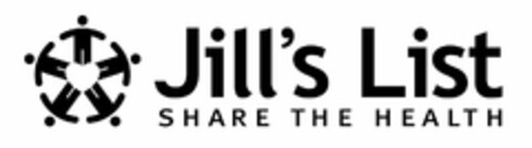 JILL'S LIST SHARE THE HEALTH Logo (USPTO, 23.09.2010)