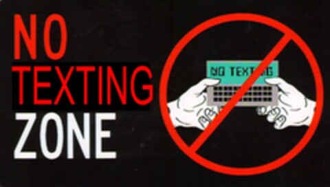 NO TEXTING ZONE Logo (USPTO, 08.03.2011)