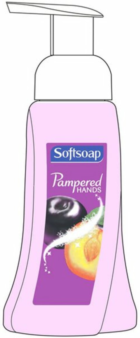 SOFTSOAP PAMPERED HANDS Logo (USPTO, 05/09/2011)