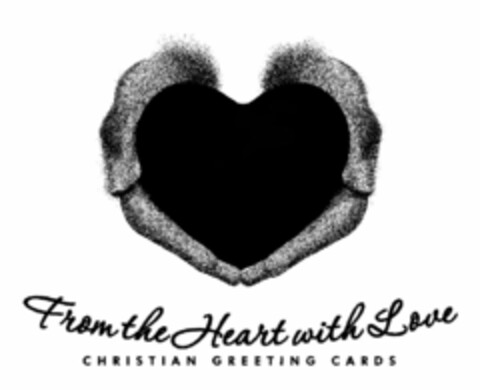 FROM THE HEART WITH LOVE CHRISTIAN GREETING CARDS Logo (USPTO, 28.06.2011)