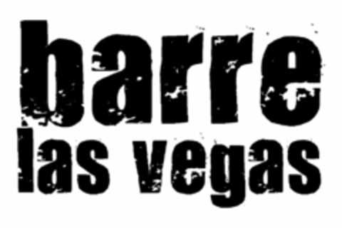 BARRE LAS VEGAS Logo (USPTO, 15.07.2011)