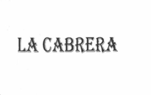 LA CABRERA Logo (USPTO, 22.09.2011)