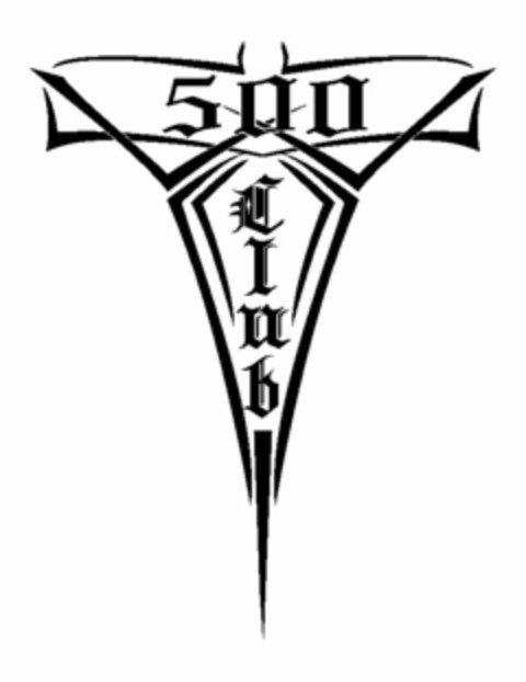 500 CLUB Logo (USPTO, 03/21/2012)