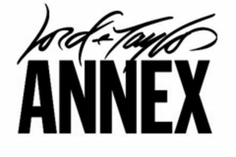 LORD & TAYLOR ANNEX Logo (USPTO, 29.10.2014)