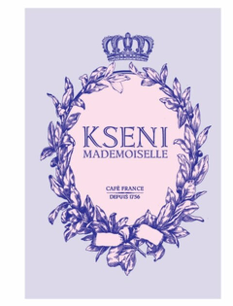 KSENI MADEMOISELLE CAFÉ FRANCE DEPUIS 1756 Logo (USPTO, 02/09/2015)