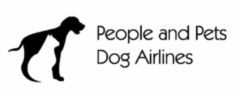 PEOPLE AND PETS DOG AIRLINES Logo (USPTO, 03.04.2015)