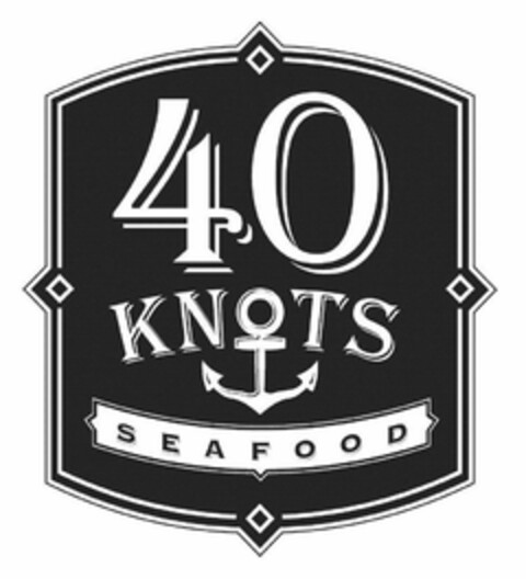 40 KNOTS SEAFOOD Logo (USPTO, 23.09.2015)