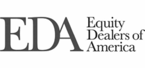 EDA EQUITY DEALERS OF AMERICA Logo (USPTO, 21.04.2016)