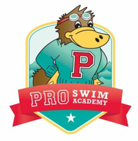 P PRO SWIM ACADEMY Logo (USPTO, 06/19/2017)