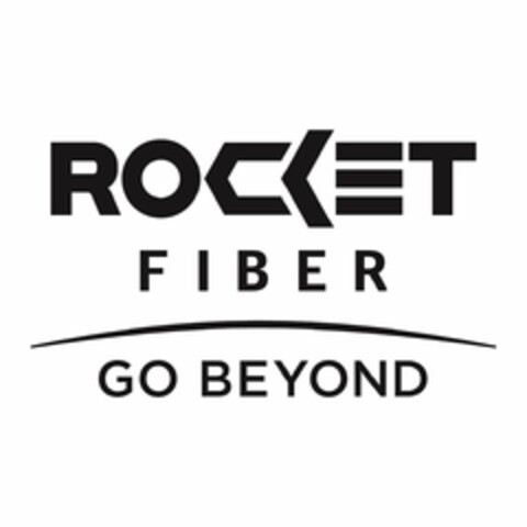 ROCKET FIBER GO BEYOND Logo (USPTO, 08/29/2017)