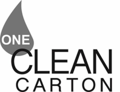 ONE CLEAN CARTON Logo (USPTO, 19.10.2018)