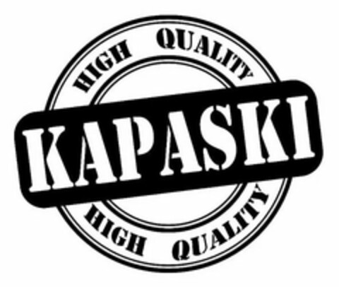 KAPASKI HIGH QUALITY HIGH QUALITY Logo (USPTO, 01.11.2018)