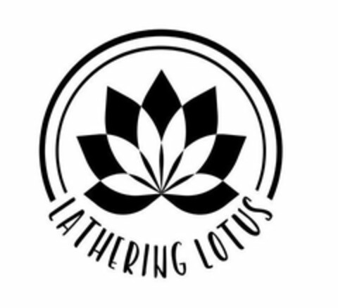 LATHERING LOTUS Logo (USPTO, 09.07.2019)