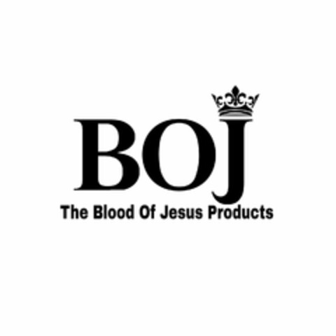 BOJ THE BLOOD OF JESUS PRODUCTS Logo (USPTO, 10.12.2019)