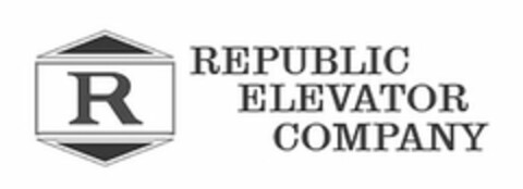 R REPUBLIC ELEVATOR COMPANY Logo (USPTO, 01.05.2020)
