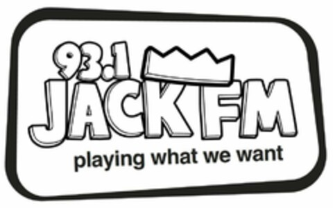 93.1 JACK FM PLAYING WHAT WE WANT Logo (USPTO, 05/15/2020)