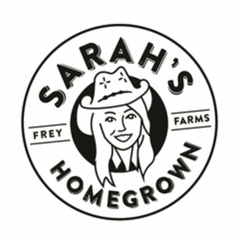 SARAH'S HOMEGROWN FREY FARMS Logo (USPTO, 15.05.2020)