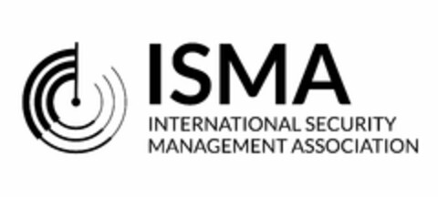 ISMA INTERNATIONAL SECURITY MANAGEMENT ASSOCIATION Logo (USPTO, 16.07.2020)