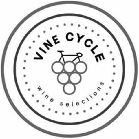 VINE CYCLE WINE SELECTIONS Logo (USPTO, 08/19/2020)