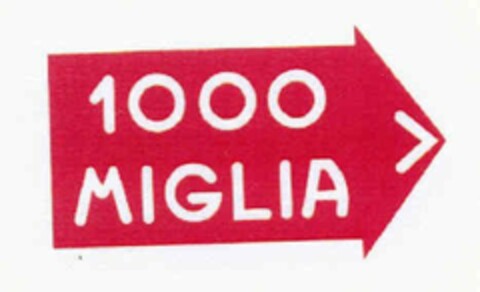 1000 MIGLIA Logo (USPTO, 13.01.2009)