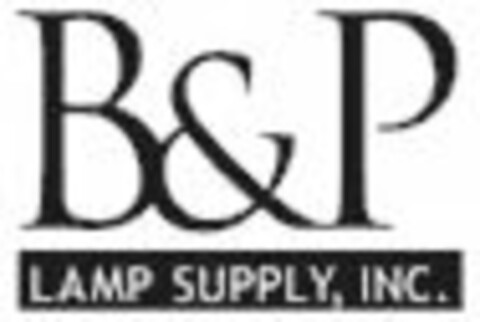 B&P LAMP SUPPLY, INC. Logo (USPTO, 30.03.2009)