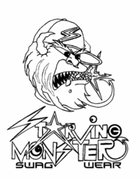 S STARVING MONSTER SWAG WEAR Logo (USPTO, 03/16/2010)