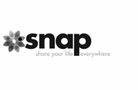 SNAP SHARE YOUR LIFE EVERYWHERE Logo (USPTO, 15.11.2010)