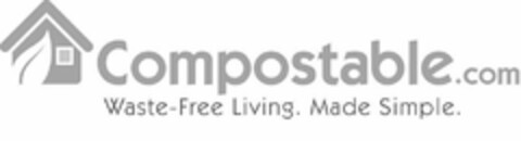 COMPOSTABLE.COM WASTE-FREE LIVING. MADE SIMPLE. Logo (USPTO, 12/05/2010)