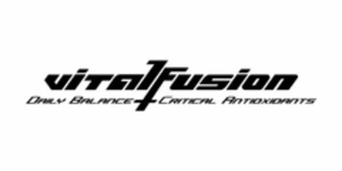 VITALFUSION DAILY BALANCE - CRITICAL ANTIOXIDANTS Logo (USPTO, 25.01.2012)