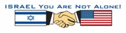 ISRAEL YOU ARE NOT ALONE! Logo (USPTO, 09.03.2012)