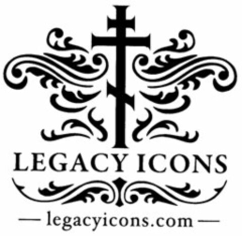 LEGACY ICONS LEGACYICONS.COM Logo (USPTO, 04/19/2012)