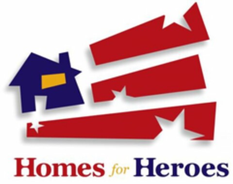 HOMES FOR HEROES Logo (USPTO, 13.12.2012)