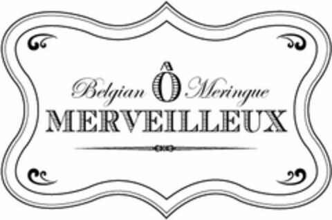 Ô MERVEILLEUX BELGIAN MERINGUE Logo (USPTO, 16.07.2013)