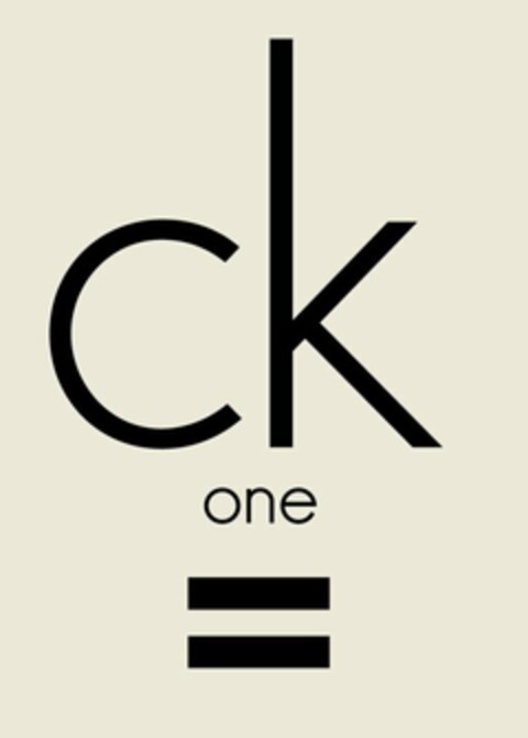 CK ONE Logo (USPTO, 27.01.2014)