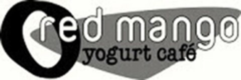 O RED MANGO YOGURT CAFÉ Logo (USPTO, 06/11/2014)