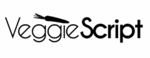 VEGGIESCRIPT Logo (USPTO, 25.08.2014)