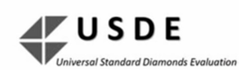 USDE UNIVERSAL STANDARD DIAMONDS EVALUATION Logo (USPTO, 17.09.2014)