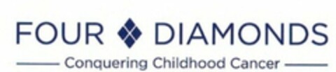 FOUR DIAMONDS CONQUERING CHILDHOOD CANCER Logo (USPTO, 24.03.2015)