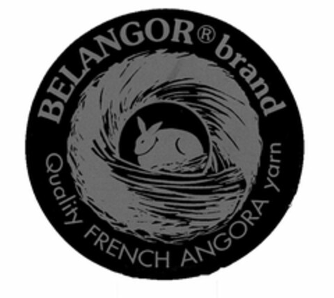 BELANGOR BRAND QUALITY FRENCH ANGORA YARN Logo (USPTO, 31.03.2015)