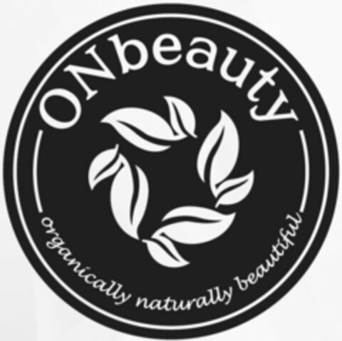 ONBEAUTY ORGANICALLY NATURALLY BEAUTIFUL Logo (USPTO, 04/24/2015)