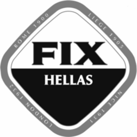 FIX HELLAS ROME 1900 LIEGE 1905 NICE 1931 LONDON 1932 Logo (USPTO, 02.10.2015)